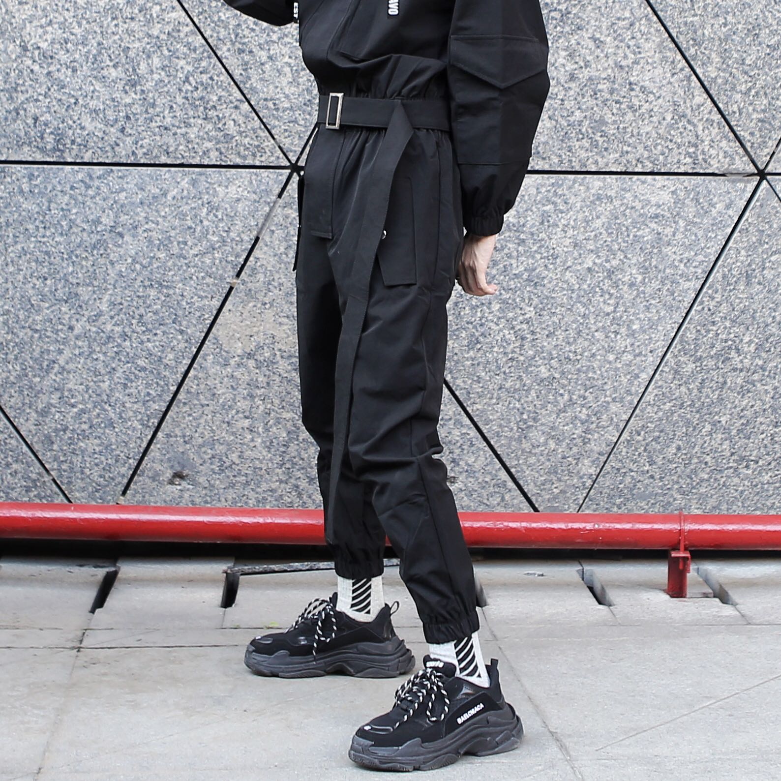古着工装连体衣服男超火连体套装束脚裤 原创秋冬多口袋连帽 YGX ins 古着工装连体衣服男超火连体套装束脚裤 原创秋冬多口袋连帽 YGX ins