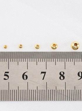 14k18k隔珠金珠散珠手串手链项链