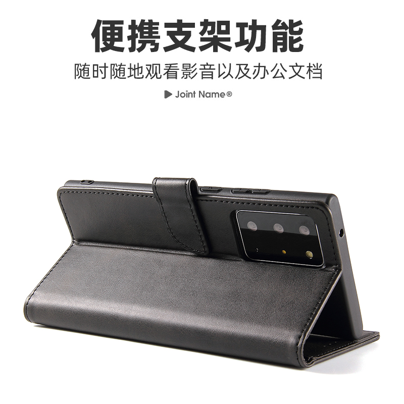 galaxy适用case三星S25ultra 5G手机壳S24/S25+plus新款A35全包翻盖edge防摔保护套u超薄插卡磁吸附固定扣男 - 图1