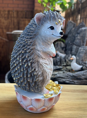 白家仙像刺猬真身东北五大仙神像佛堂摆件招财摆件手办（可装藏）