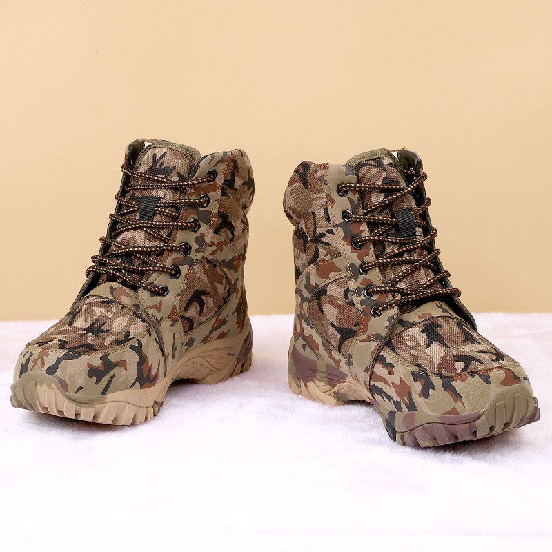 新款防寒迷彩棉鞋男高帮冬保暖加绒加厚羊毛靴子防寒靴雪地靴中邦,淘宝优惠券,粉丝福利购,淘宝优惠卷