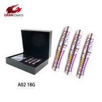 GRAN rebirth series A02 Torpedo Shaped Japan Color Plated Titanium 18 gr Soft Tungsten Steel Dart Needle Darts