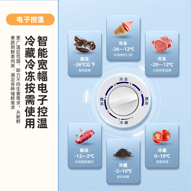 新飞143升立式单门单温家用冷柜 新飞冷柜