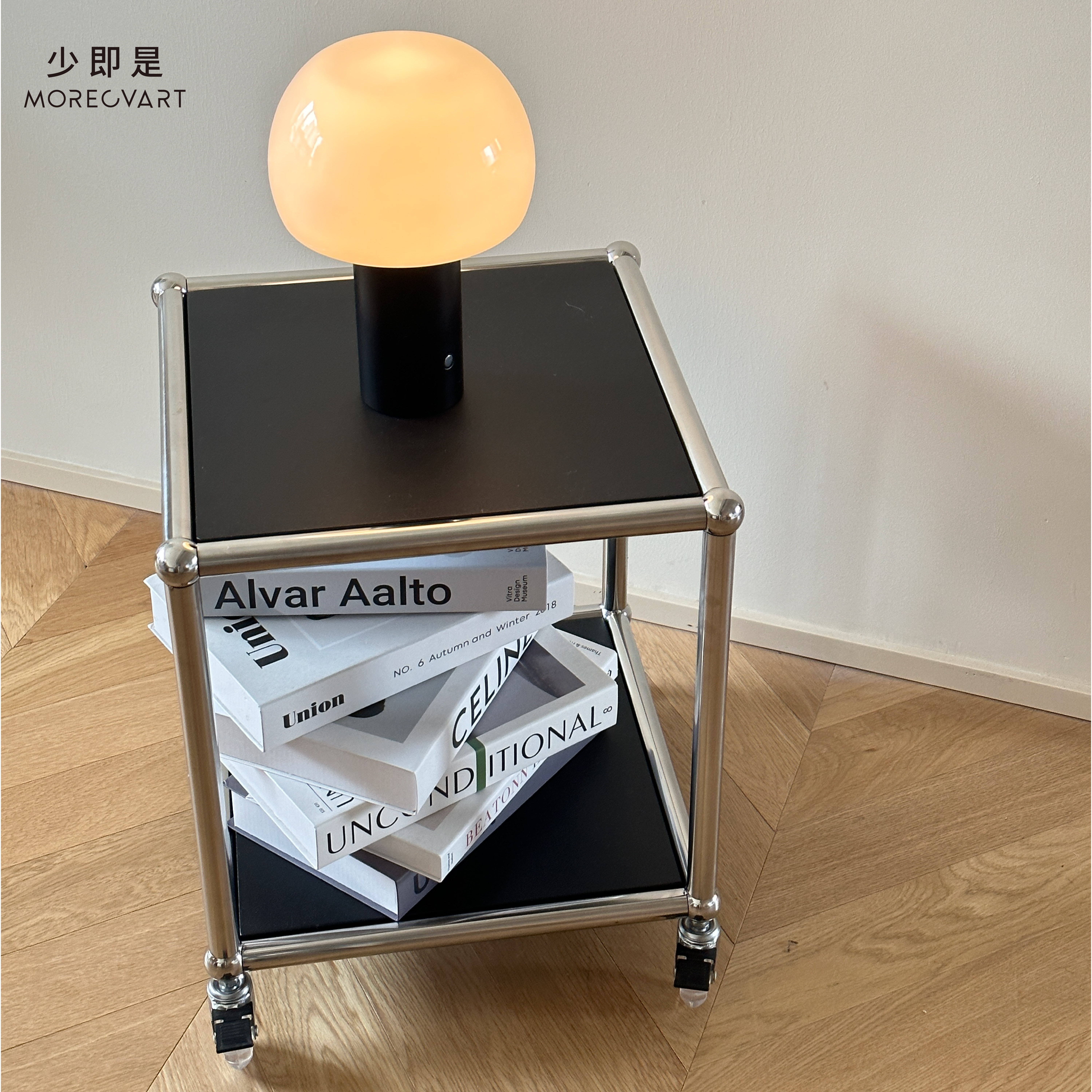 中古风茶几边几角几客厅沙发边柜床头柜可移动小户型不锈钢收纳柜,淘宝优惠券,粉丝福利购,淘宝优惠卷