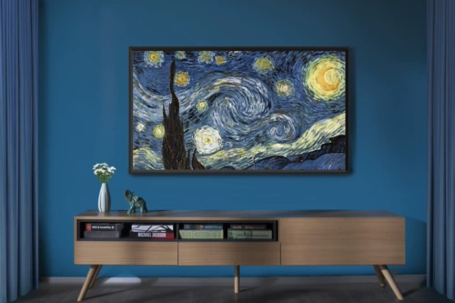 Boe Painting Screen S3 65 -INCH ART SMART SCREEN 4K HD Mural Smart LCD Digital Photo Frame