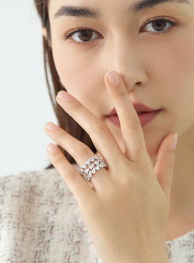戒指多层锆石JudyCollins