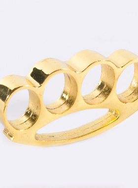 防身指虎加厚小号小四环拳击四指