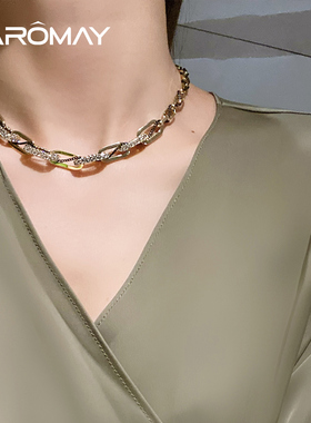 复古冷淡风欧美百搭锁骨链