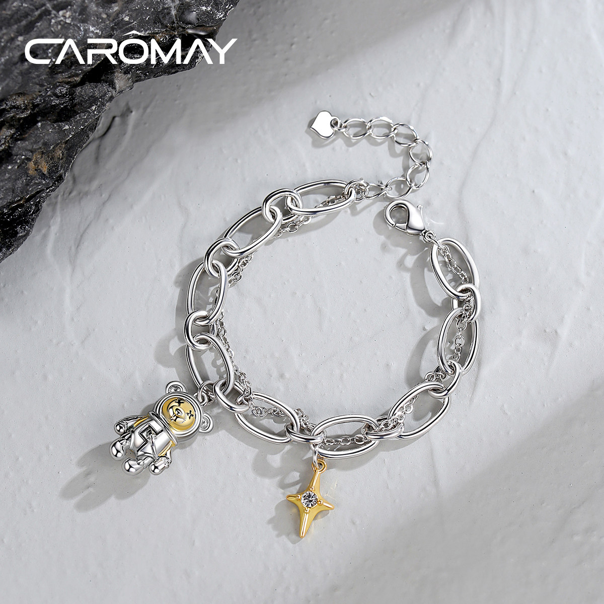 caromay设计师款星吉熊个性女手链 caromay手链