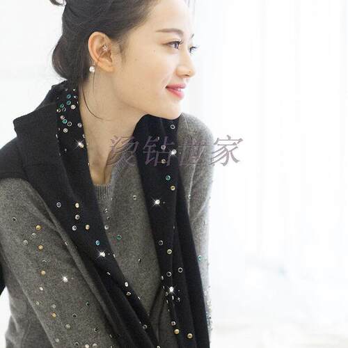 手工专用国A湖水兰包边烫钻/烫图/包边钻/DIY鞋饰/DIY服饰 - 图3