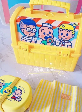 日本osamu goods原田治昭和中古1988年制野餐盒套装野营推荐