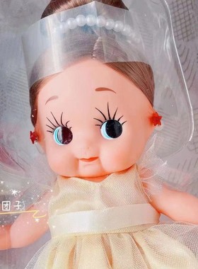 日本代购现货昭和玩偶Kewpie100周年纪念小提琴套丘比音乐会实拍