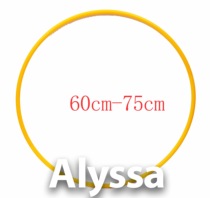 Alyssa Professional Artistic Gymnastics Circle-Yellow Size Snap 60 60 65 70 70 75cm 75cm No deback