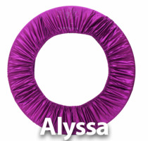 Alyssa art gymnastics ring protective sheath-wine red (all-code 60-90cm) in physical partial dark red