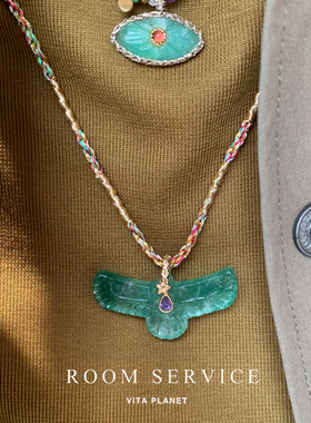 法国ROOMSERVICE天然半宝石项链