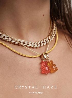 CRYSTALHAZE正品链条小众ins