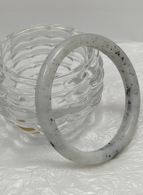 日系细手镯闪闪亮色亚克力手镯圆环内方形个性透明玳瑁手饰外贸