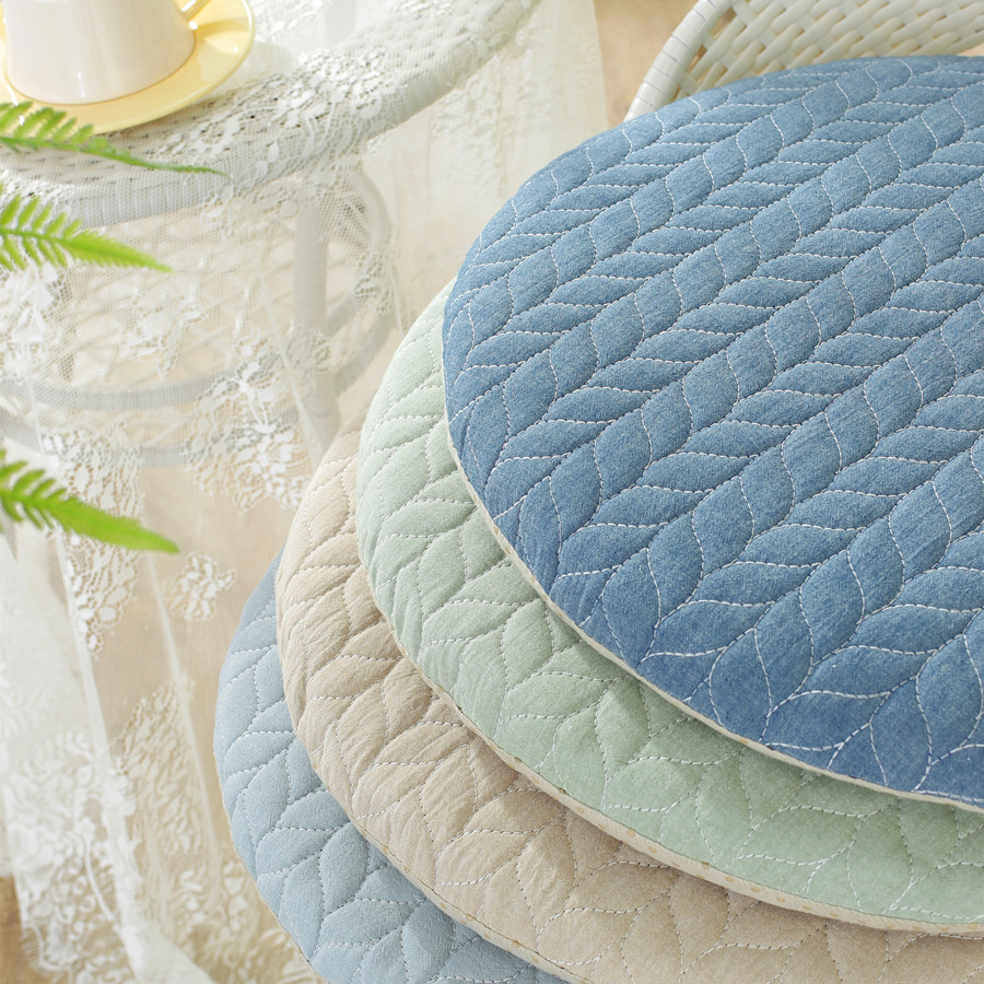 四季通用全棉藤椅圆形坐垫久坐可拆洗座垫加厚屁垫榻榻米垫子家用,淘宝优惠券,粉丝福利购,淘宝优惠卷