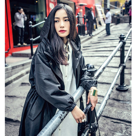 extra long windbreaker