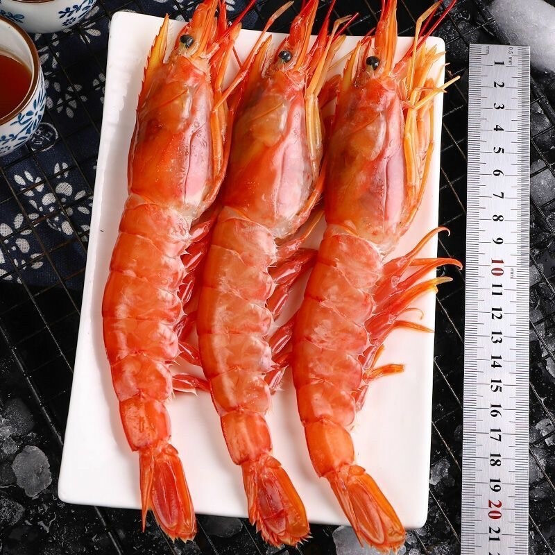 特大L1级阿根廷红虾超大海捕船冻大虾冰虾海鲜水产超大红虾4斤