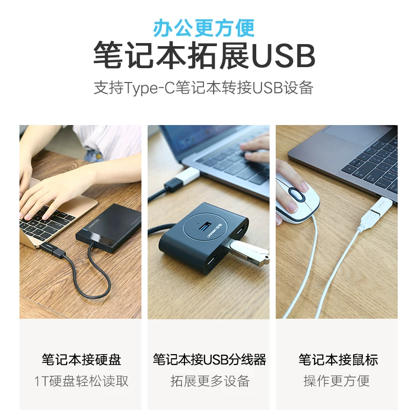 Ugreen Union OTG роторного типа-C в USB 3.0 Android универсальный конвертер планшета конвертер USB-диска
