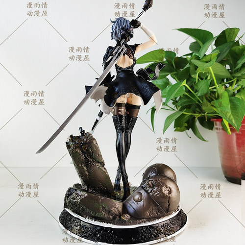 尼尔机械纪元GK HUNTER FAN 2B小姐 限量雕像超大型手办模型摆件 - 图2