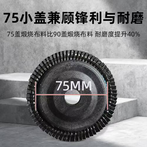 JSA百叶轮100型百叶片加厚百页片金属抛光片不锈钢平面砂布轮 - 图1