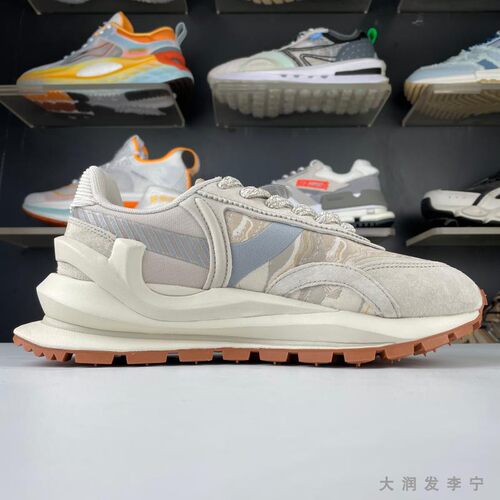 专柜中国李宁2022年秋季休闲鞋情侣92方圆百搭运动鞋AZGS079/047 - 图2