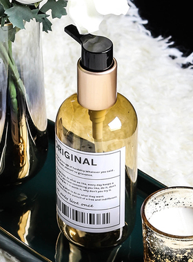 美式风花艺卫生间样板房软装托盘