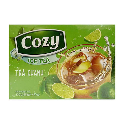 越南Cozy开姿洋蓟薄荷柠檬草莓蜜桃茉莉花绿抹茶袋泡茶固体饮料品 - 图0