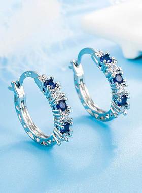 New Fashion Classic Simple Creative Colorful Zircon Earrings