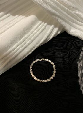 New Arrival 2025 Fashion Sparkling Ring Simple Style Versati