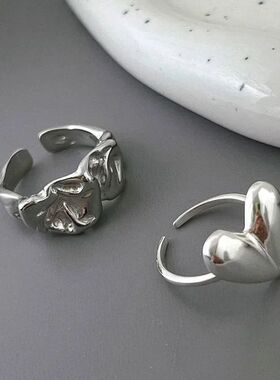Swee Cool Silver Color Rings for Women Girl Korea Elegan Sim