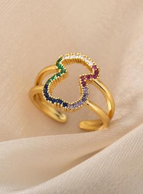 Vintage Chic Handmade Bear Rings For Women Cute Animal Knuck