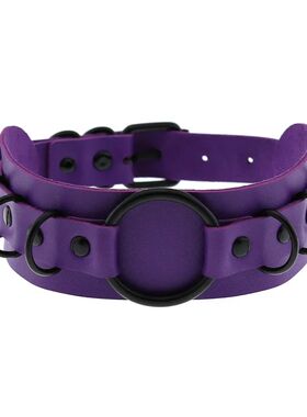 Punk Gohic Dark Personaliy Exaggeraion Black meal ring Mulic