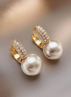 South Korea Fashion New Light Luxury Simple Classic Pearl Dr