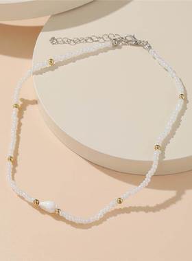 17KM Bohemian Natural Shell Choker Necklace for Women Girls