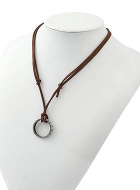 Movie Game Uncharted 4 Necklace Nathan Drake Cosplay Ring Le