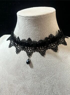New Sexy Lace Flower Necklace for Women Gothic Punk Velvet C