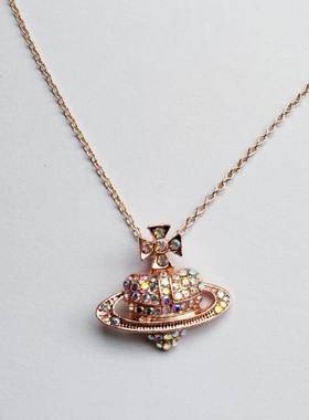 Classic cross heart annulus AAAA+ AB gorgeous rhinestone nec