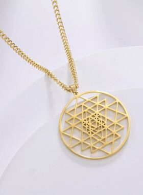 Jeshayuan Sri Yanra Mandala Talisman Necklaces For Women Hin