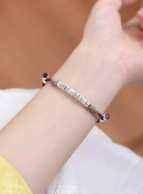 New Chinese Style Coiled Hand Rope Bracelets for Women Men R