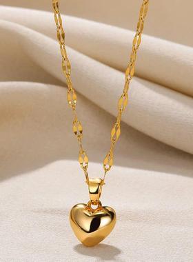 Stainless Steel Love Heart Necklace For Women 2023 New rendy