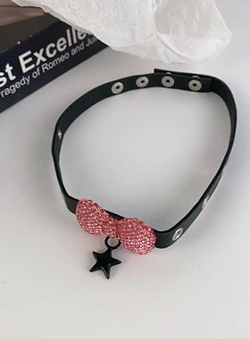 Ho Girl Niche design sense Punk Dark syle Swee and cool Hip-