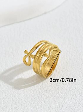 Niche European-style Ring for Both Men 2025 Female Simple Bo