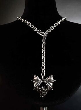 Punk Sud Necklace Gohic Jewelry Ba Exaggeraion Y2k O-ring De