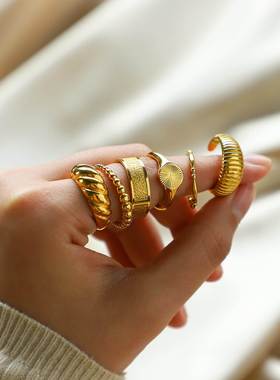 316L Stainless Steel Ring Anillo Ringen Anillos Mujer Women