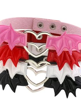 Punk Harajuku Simple Fashion Individualiy Ba Wings Peach hea