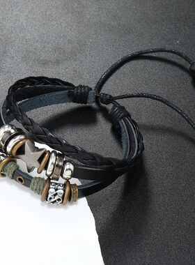 Personaliy Fashion nd  Simpliciy Beaded necklace Five-poined