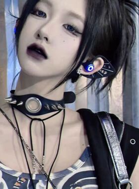 Y2k syle Punk Harajuku Simple Fashionable Tide Minoriy Swee